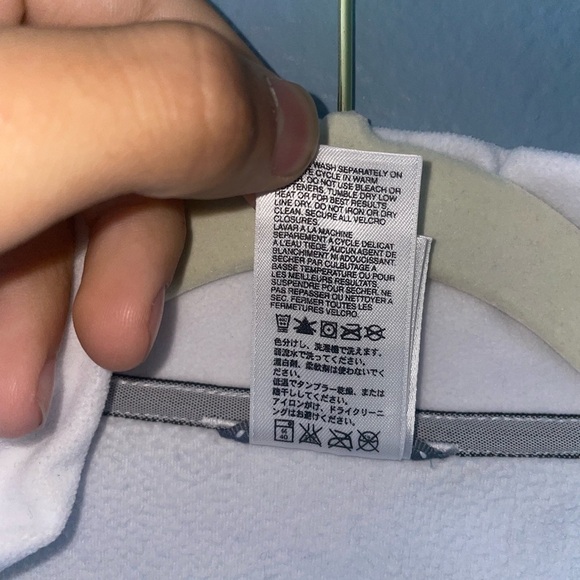 The north face pullover Half zip up jacket sweater pullover black and white - Picture 3 of 9